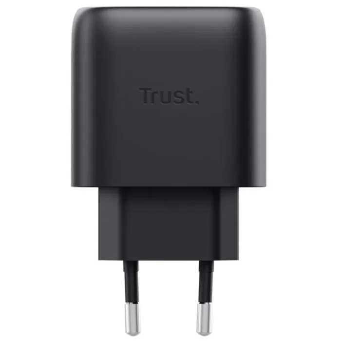 CARGADOR PARED/VIAJE USB-C 45W MAXO NEGRO TRUST